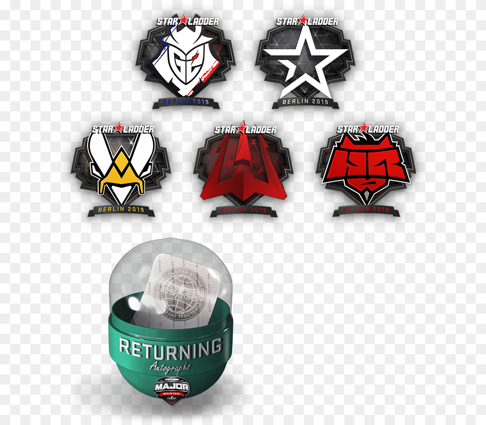 Team Stickers 2019 Berlin Major, Helmet, Badge, Logo, Symbol Free Transparent Png