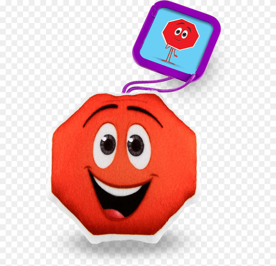 Team Up With Gene Hi 5 And Jailbreak To Help Save Mcdonalds The Emoji Movie Stop Sign, Animal, Bird, Plush, Toy Png Image