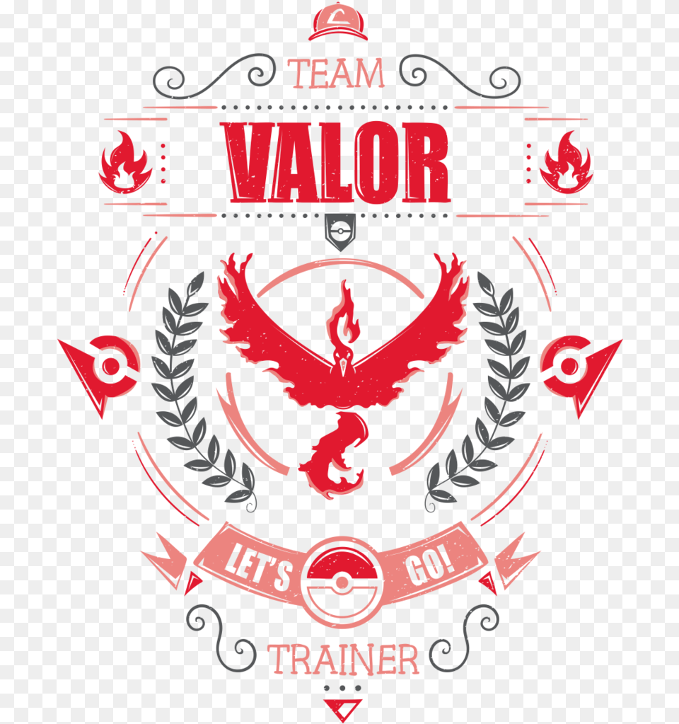 Team Valor Fire And Blood Download Pokemon Go Team, Emblem, Symbol, Person, Logo Free Transparent Png