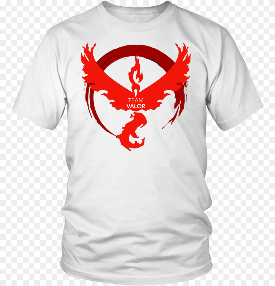Team Valor T Shirt Team Valor, Clothing, T-shirt, Animal, Bird Free Png Download
