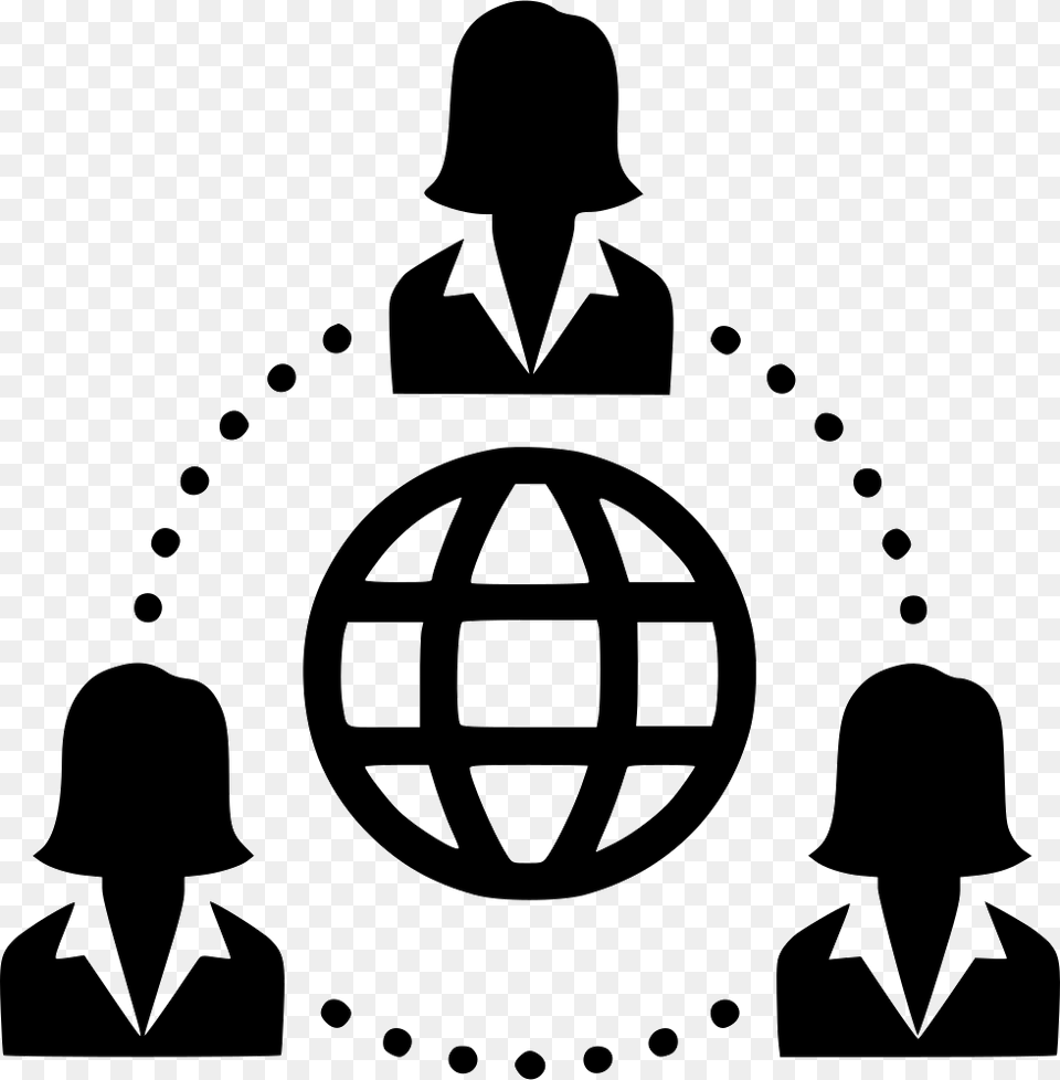 Team Web Women Group People Internet Web Browser Icon, Stencil, Adult, Female, Person Png