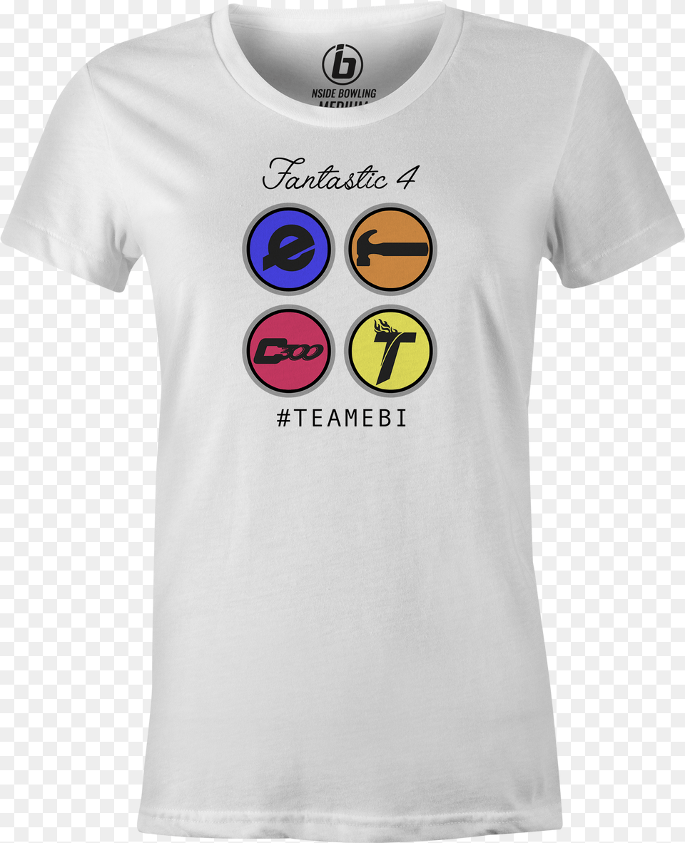 Teamebi Fantastic Four Women Sclass Disney T Shirts With Castle, Clothing, Shirt, T-shirt Free Png Download