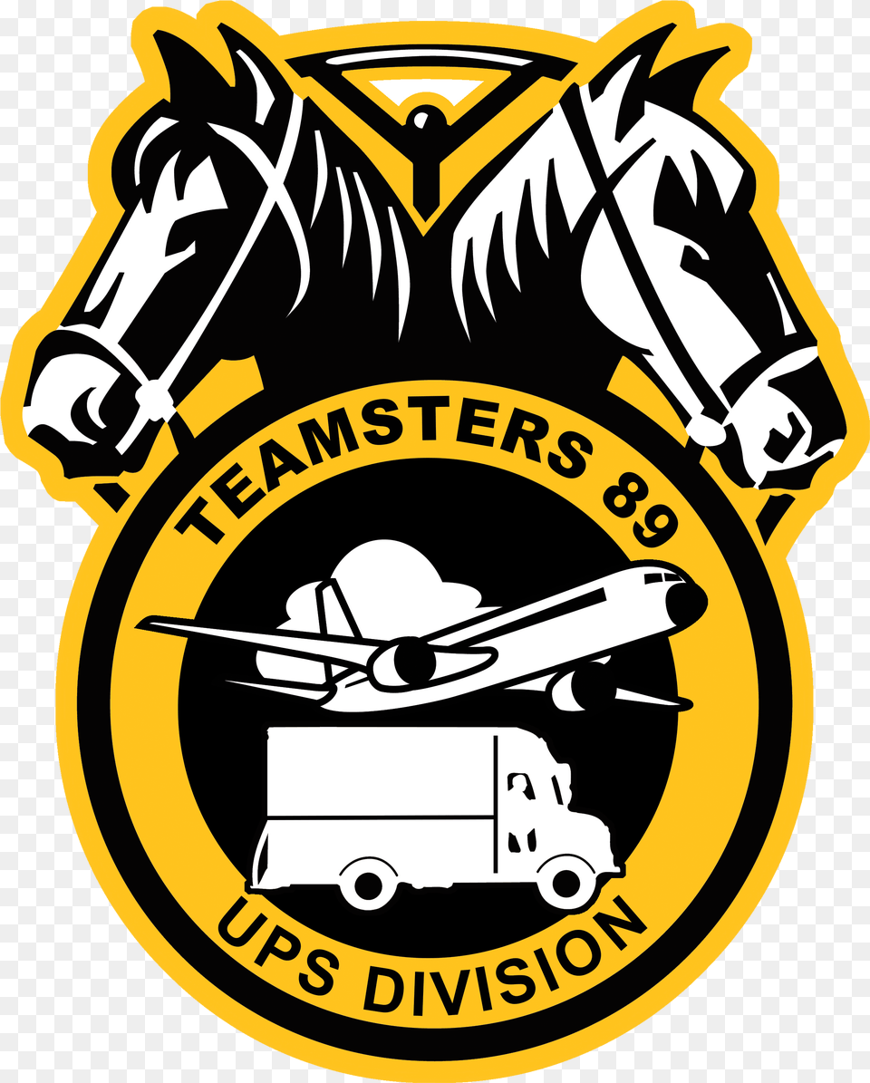 Teamsters Local 89 Ups Division International Brotherhood Of Teamsters, Logo, Symbol, Emblem, Bulldozer Free Transparent Png