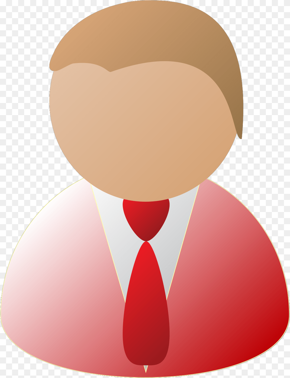 Teamstijl Person Icon Red Clip Art Icon And Svg Busness Person Clip Art, Accessories, Formal Wear, Necktie, Tie Free Png