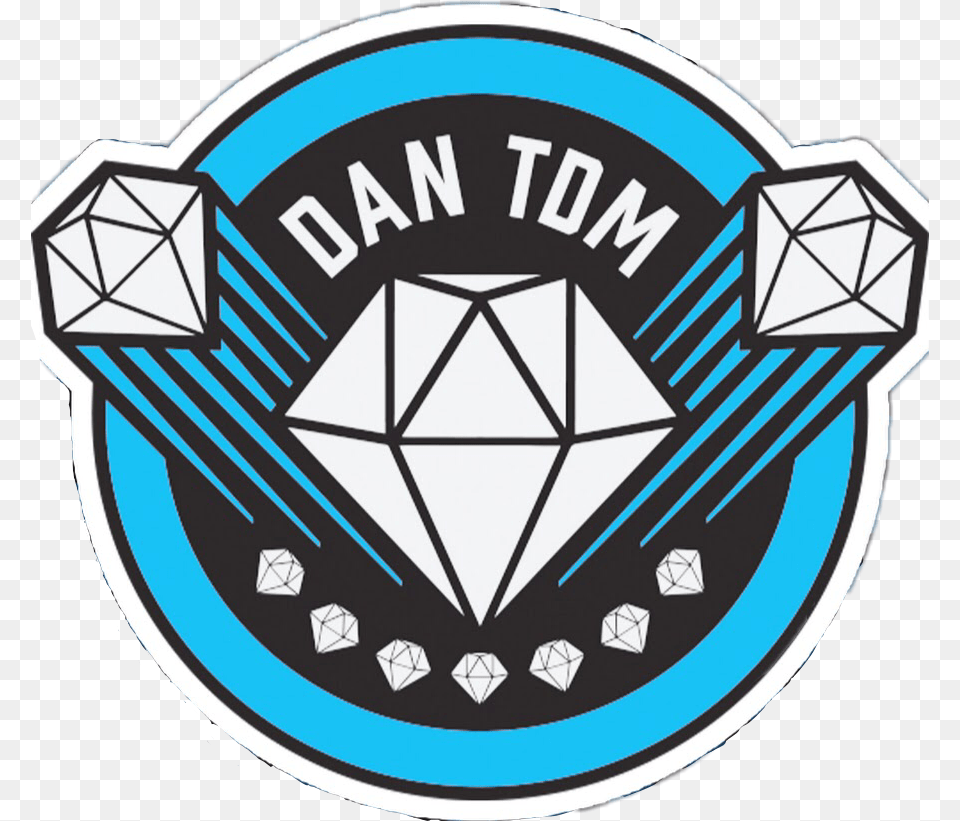 Teamtdm Youtube Dantdm Dantdm Diamond, Emblem, Logo, Symbol, Accessories Free Png