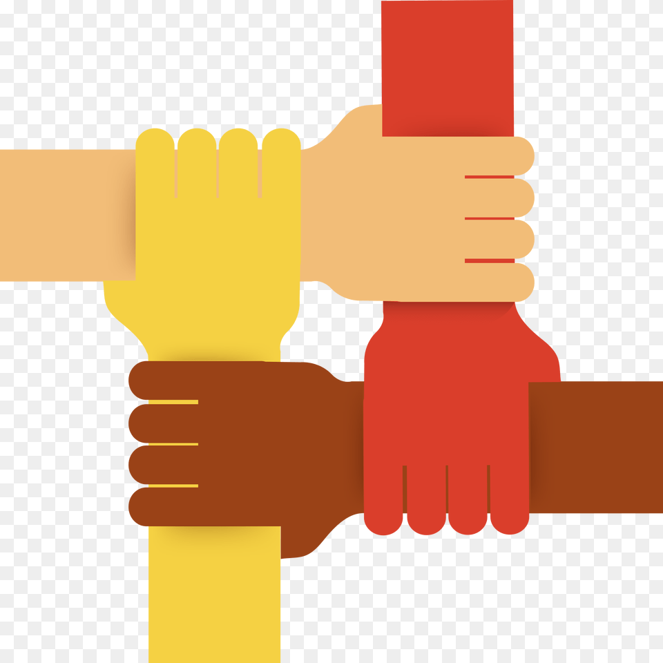 Teamwork 1 Group Holding Hands Vector, Body Part, Hand, Person Free Png