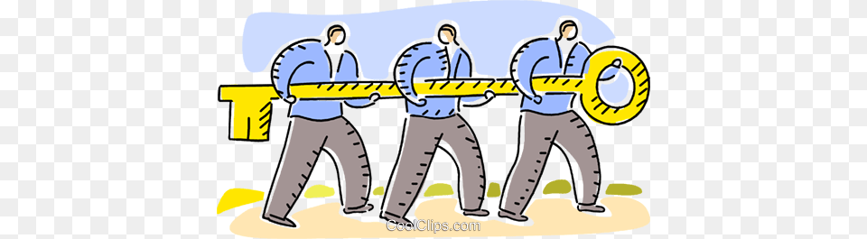 Teamwork And Cooperation Royalty Vector Clip Art Illustration, Clothing, Pants, Person, People Free Png Download