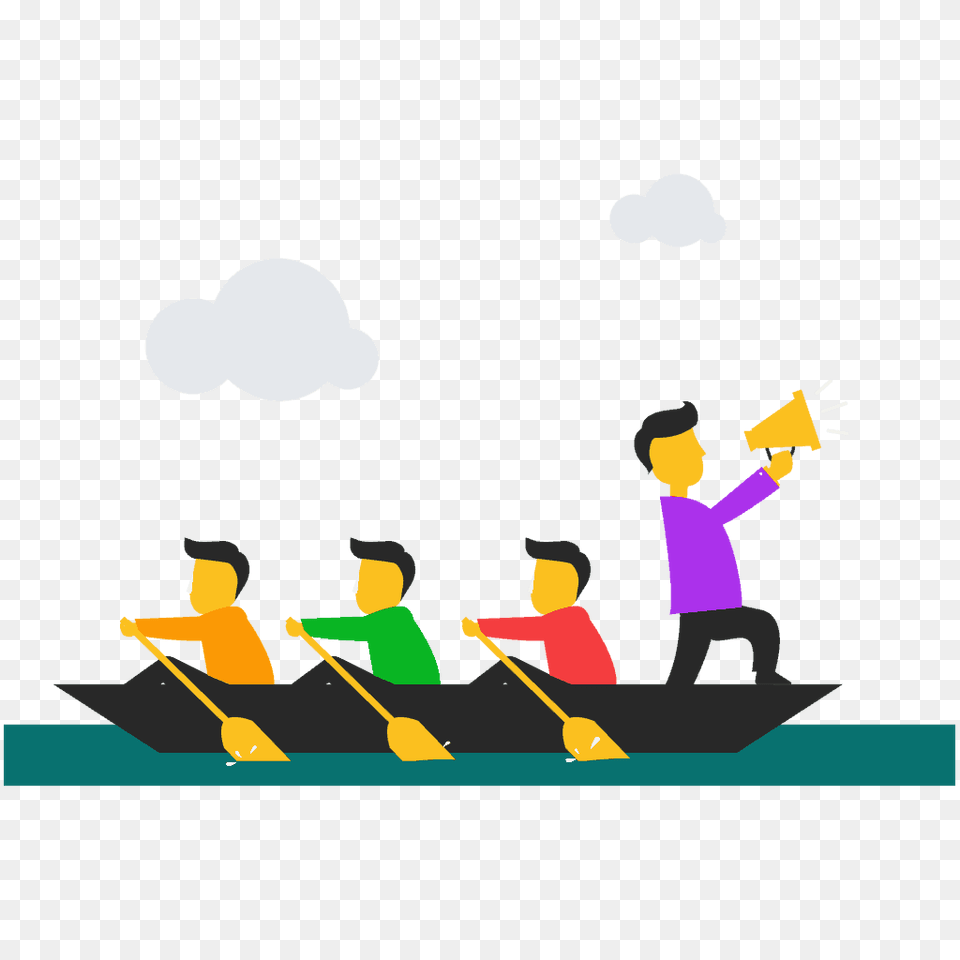Teamwork Clipart Team Dynamics, People, Person, Oars, Boat Free Png