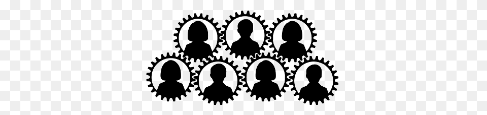 Teamwork Little Cogs, Machine, Gear, Baby, Person Free Png Download
