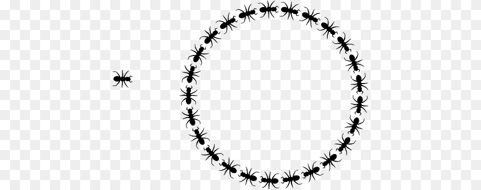 Teamwork One Ant Out Of The Circle, Green, Art, Floral Design, Graphics Png Image