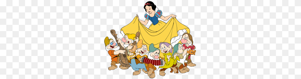 Teamwork Planning Training With Snow White Brislets, Publication, Book, Comics, Person Free Transparent Png