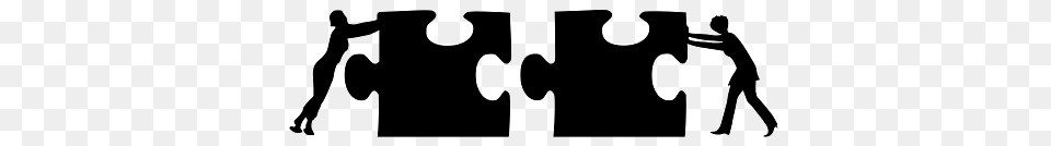 Teamwork Putting Black Puzzle Pieces Together, Adult, Male, Man, Person Free Transparent Png