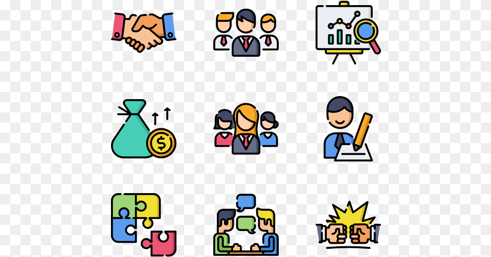 Teamwork Statistical Analysis Icon, Person, Face, Head Free Png Download