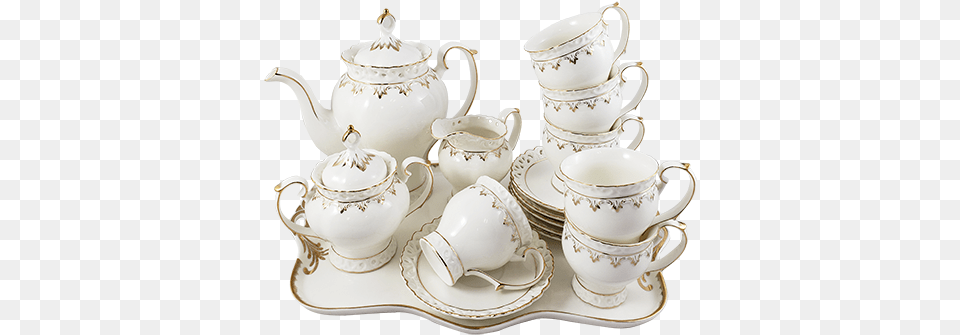 Teapot, Art, Porcelain, Pottery, Saucer Png