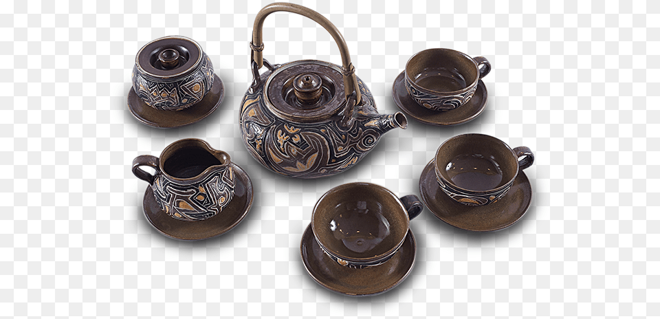 Teapot, Cookware, Pot, Pottery, Cup Png