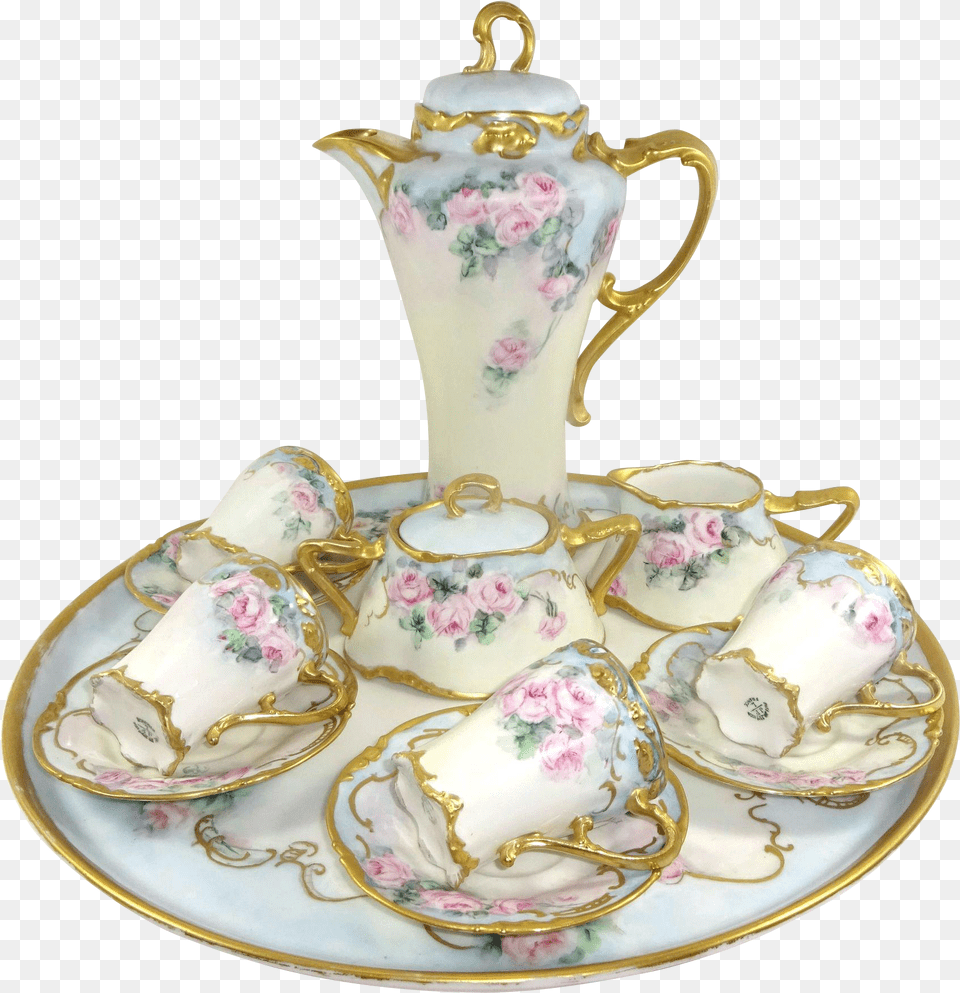 Teapot, Art, Porcelain, Pottery, Saucer Png