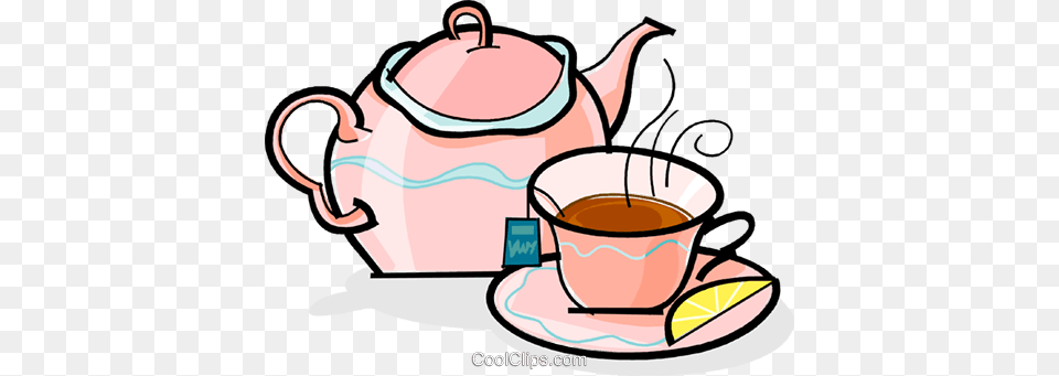 Teapot And Cup Of Tea Royalty Free Vector Clip Art Illustration, Cookware, Pot, Pottery, Dynamite Png Image