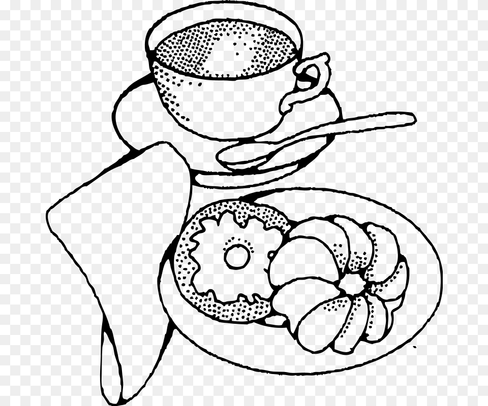 Teapot Clip Art, Gray Free Png