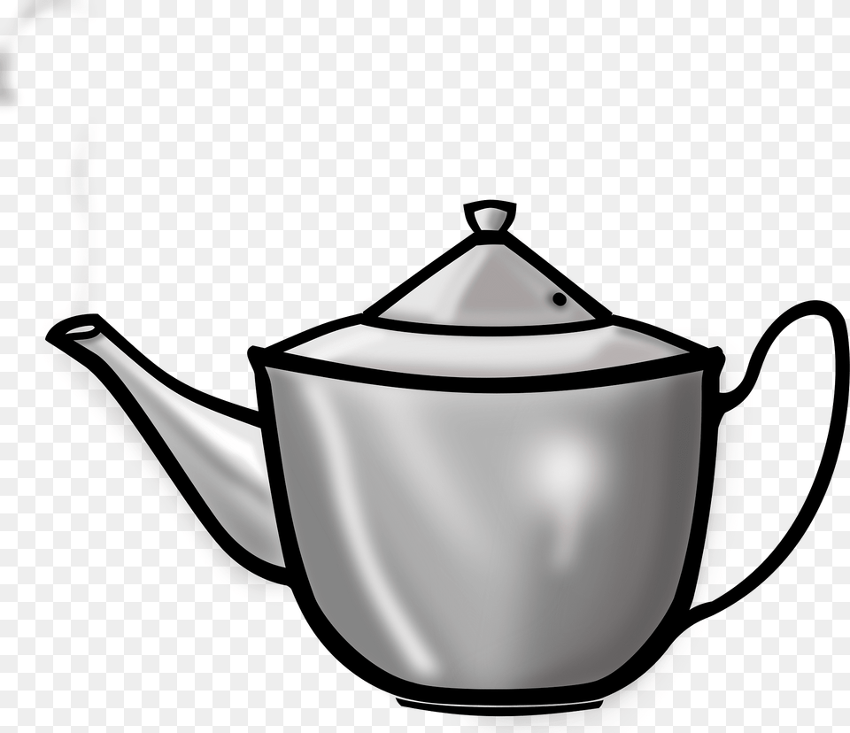 Teapot Clipart, Cookware, Pot, Pottery, Smoke Pipe Png Image