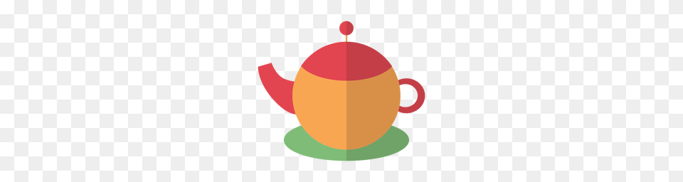Teapot Clipart Orange, Cookware, Pot, Pottery Free Png Download