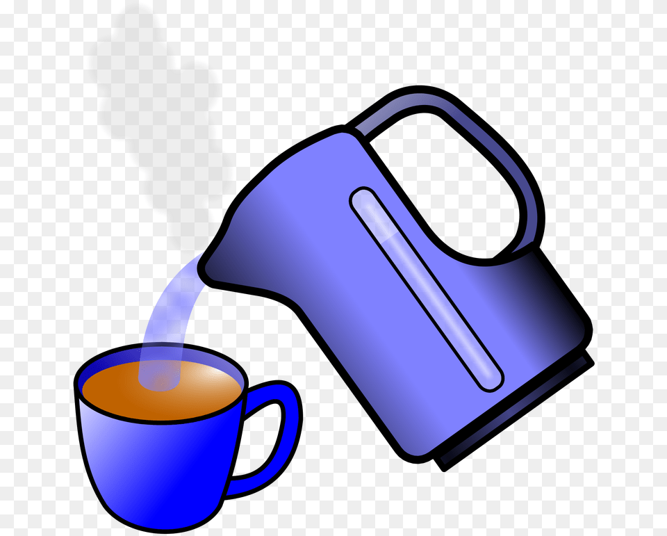 Teapot Cliparts Download Kettle Heating Water Clipart, Cup Png Image