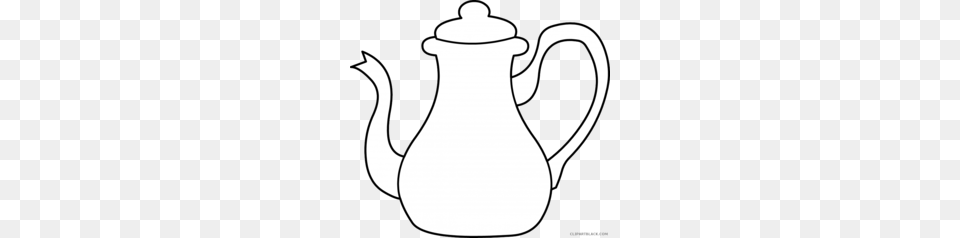 Teapot Coloring Sheets Clipart Teapot Coloring Book Clip, Cookware, Pot, Pottery, Jug Free Png