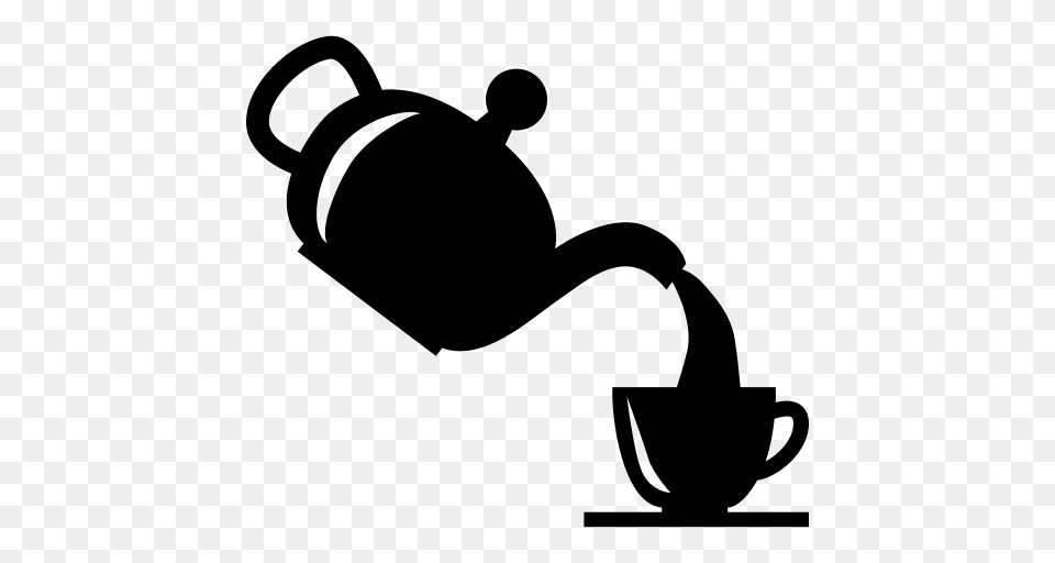 Teapot Icon, Gray Free Png Download