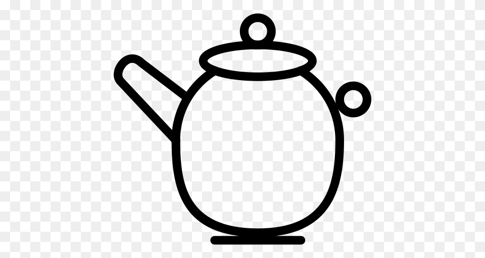 Teapot Icon With And Vector Format For Unlimited Download, Gray Free Transparent Png