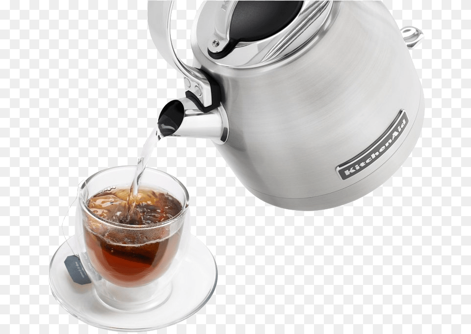 Teapot Pouring Tea Kettle With Tea, Cookware, Pot, Cup, Beverage Png