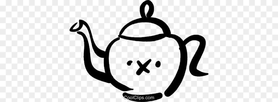 Teapot Royalty Vector Clip Art Illustration, Cookware, Pot, Pottery, Smoke Pipe Free Png Download