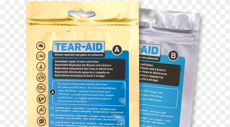 Tear Aid Repair Tear Aid B, Advertisement, Poster, Bag, Plastic Free Transparent Png