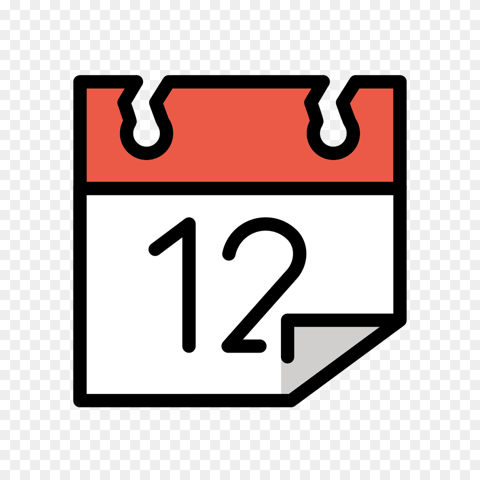 Tear Off Calendar Emoji Clipart, Text, Number, Symbol, Blackboard Free Png