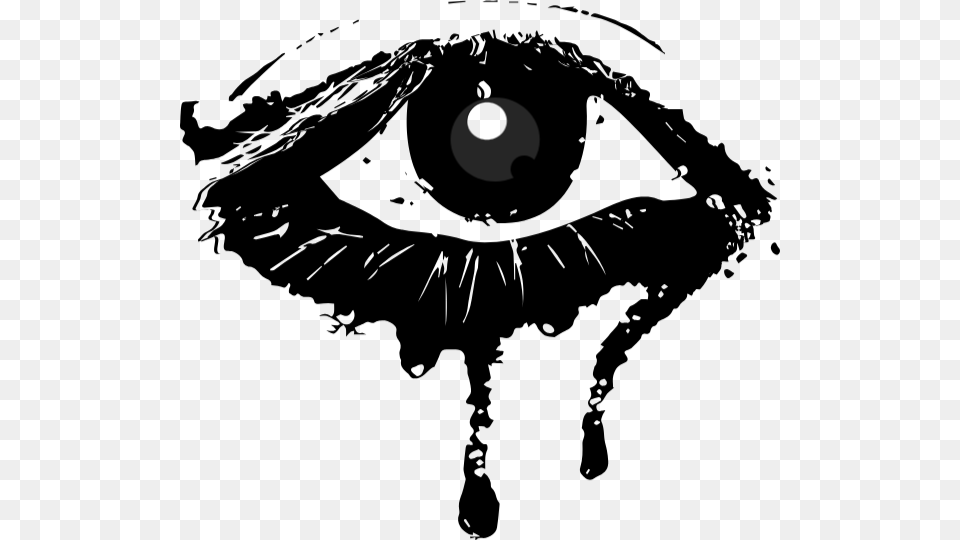 Tears Clipart Eye, Gray Png Image