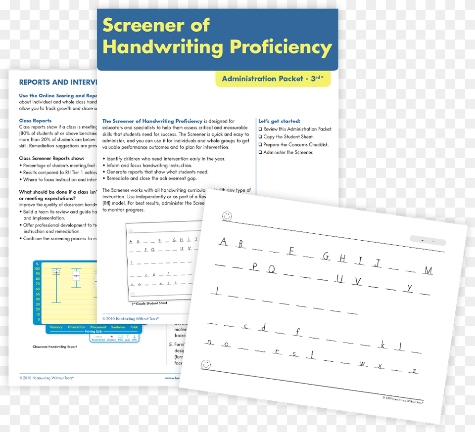 Tears Handwriting Without Proficiency Without Screener Learning Without Tears Handwriting Screener, Page, Text Png