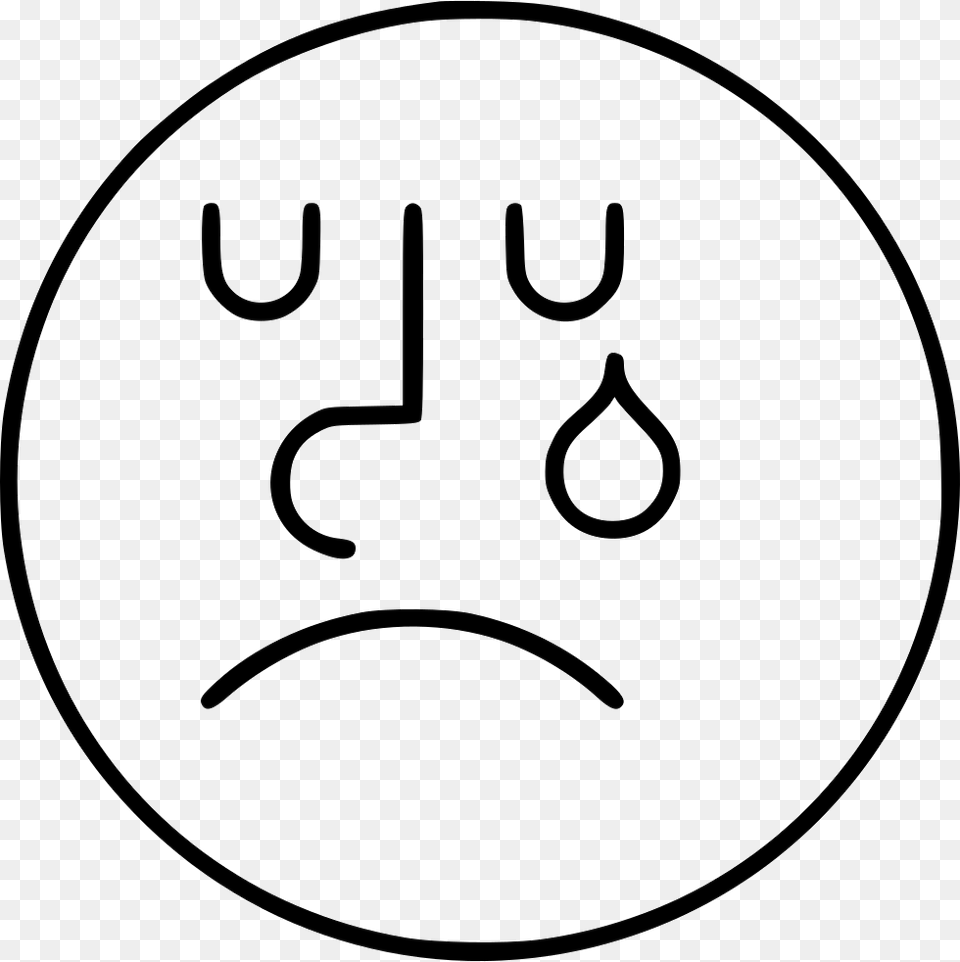 Tears Icon Download, Cutlery, Stencil, Text, Symbol Free Transparent Png