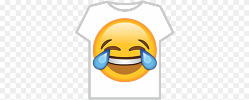 Tears Of Joy Emoji Roblox Crying Laughing Emoji, Clothing, Cutlery, T-shirt, Spoon Free Png