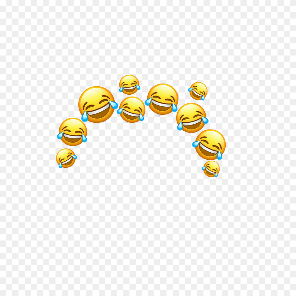 Tearsofjoy Lol Emoji Laughing Laughingemoji Haha Laughing Emoji Crown, Sphere, Accessories, Gold Free Png Download