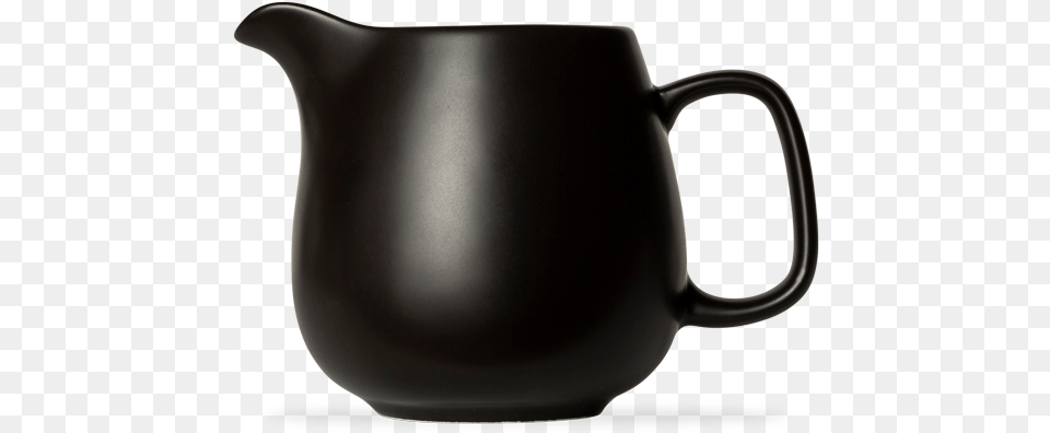 Teaset Hugo Milk Jug Black Teapot, Cup, Water Jug, Pottery Png