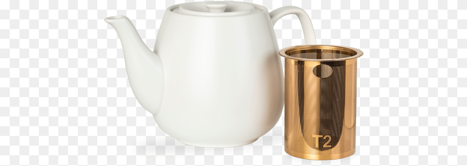 Teaset Hugo White Teapot Large Teapot Hugo, Cookware, Pot, Pottery, Bottle Free Png