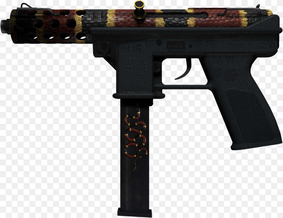 Tec 9 Ice Cap Csgo Tec, Firearm, Gun, Handgun, Weapon Free Transparent Png