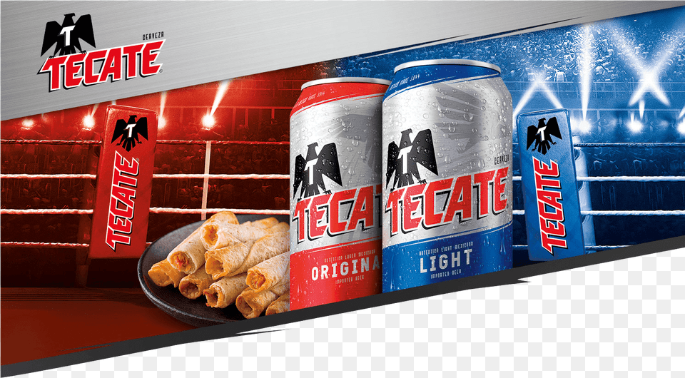 Tecate Beer 6 Count 12 Fl Oz Cans, Can, Tin, Advertisement, Alcohol Free Png