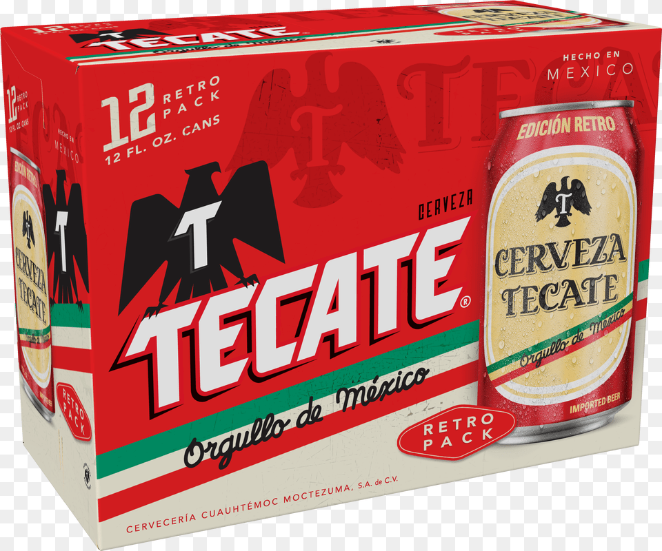 Tecate Mexico Beer, Alcohol, Beverage, Lager, Can Free Transparent Png