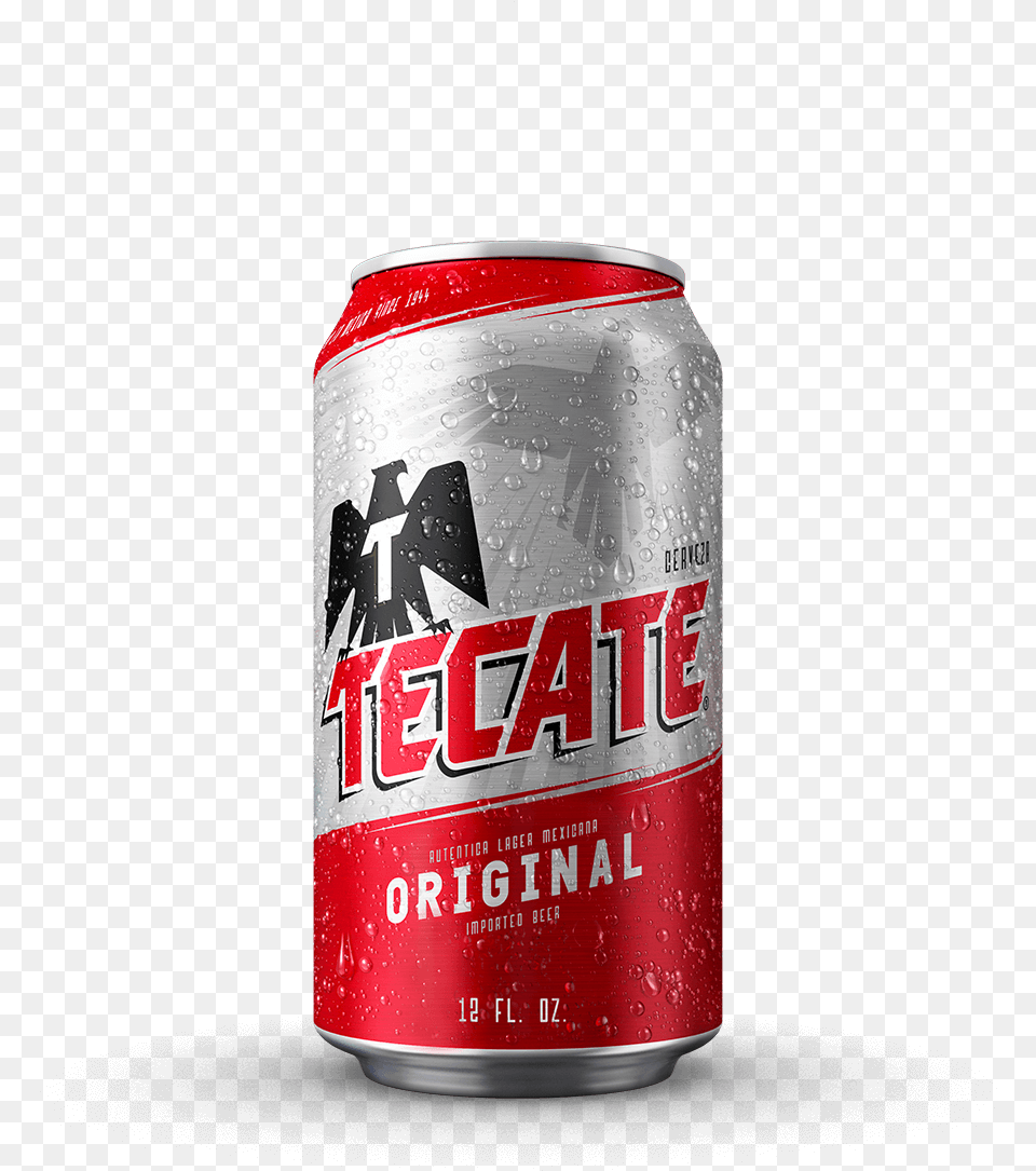Tecate Original Beer Tecate, Alcohol, Beverage, Can, Lager Png