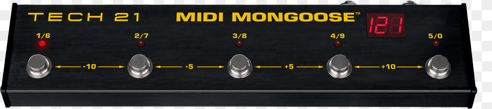 Tech 21 Midi Mongoose Battery, Amplifier, Electrical Device, Electronics, Switch Png