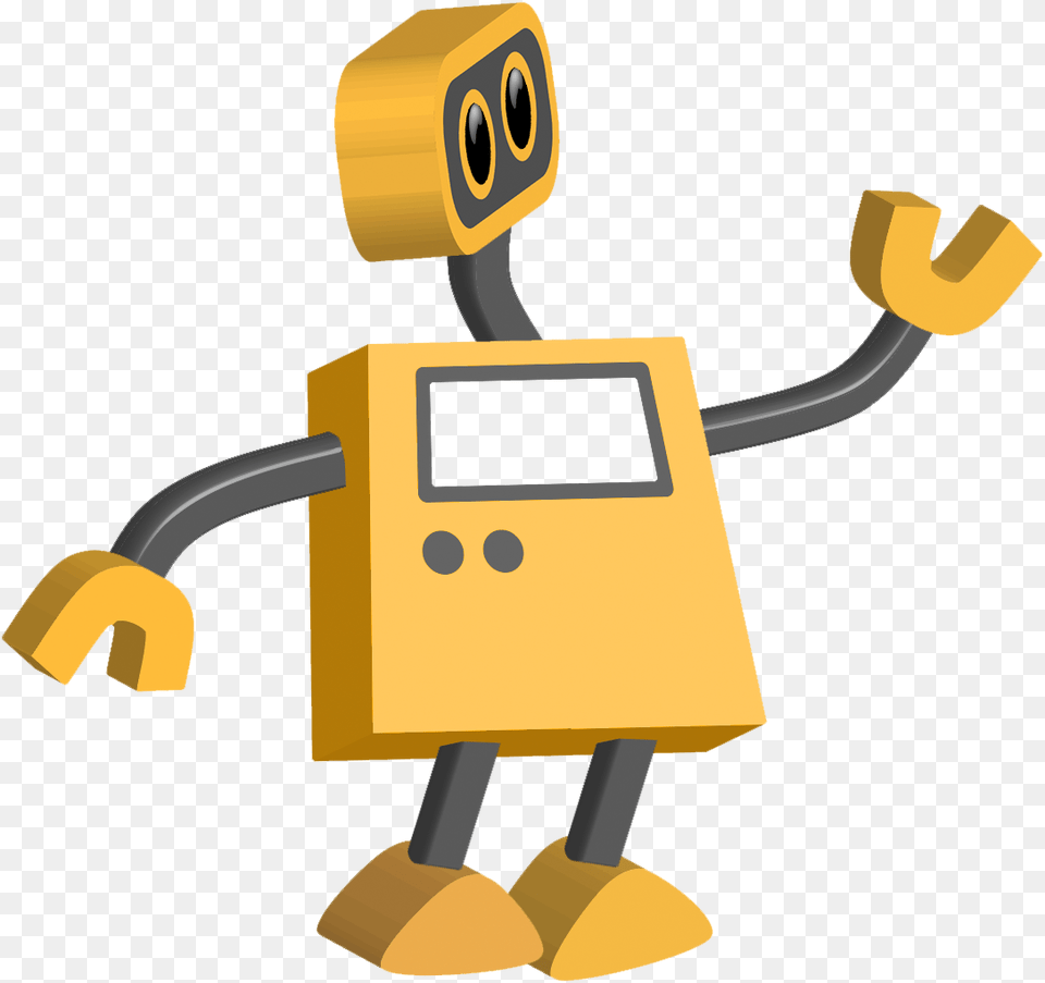 Tech Cartoons Tim, Robot, Bulldozer, Machine Png Image