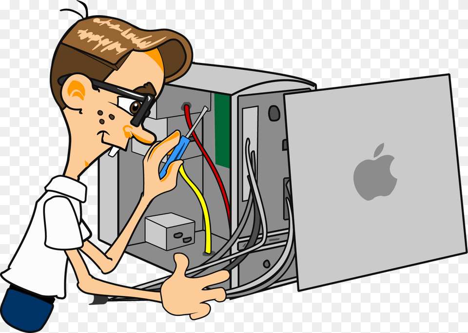 Tech Clipart Computer Hardware Servicing Computer Technician Clipart, Computer Hardware, Electronics, Person, Baby Free Transparent Png