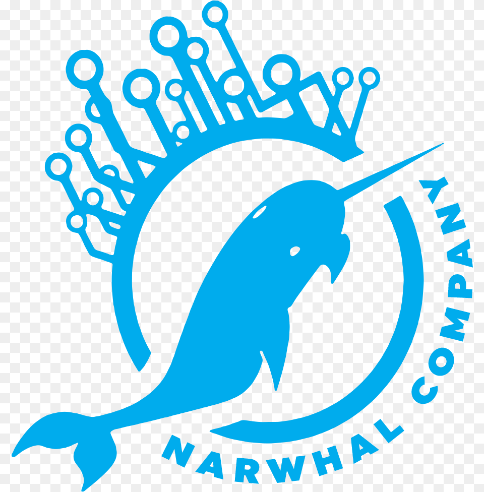 Tech Narwhal Illustration, Animal, Dolphin, Mammal, Sea Life Free Png Download
