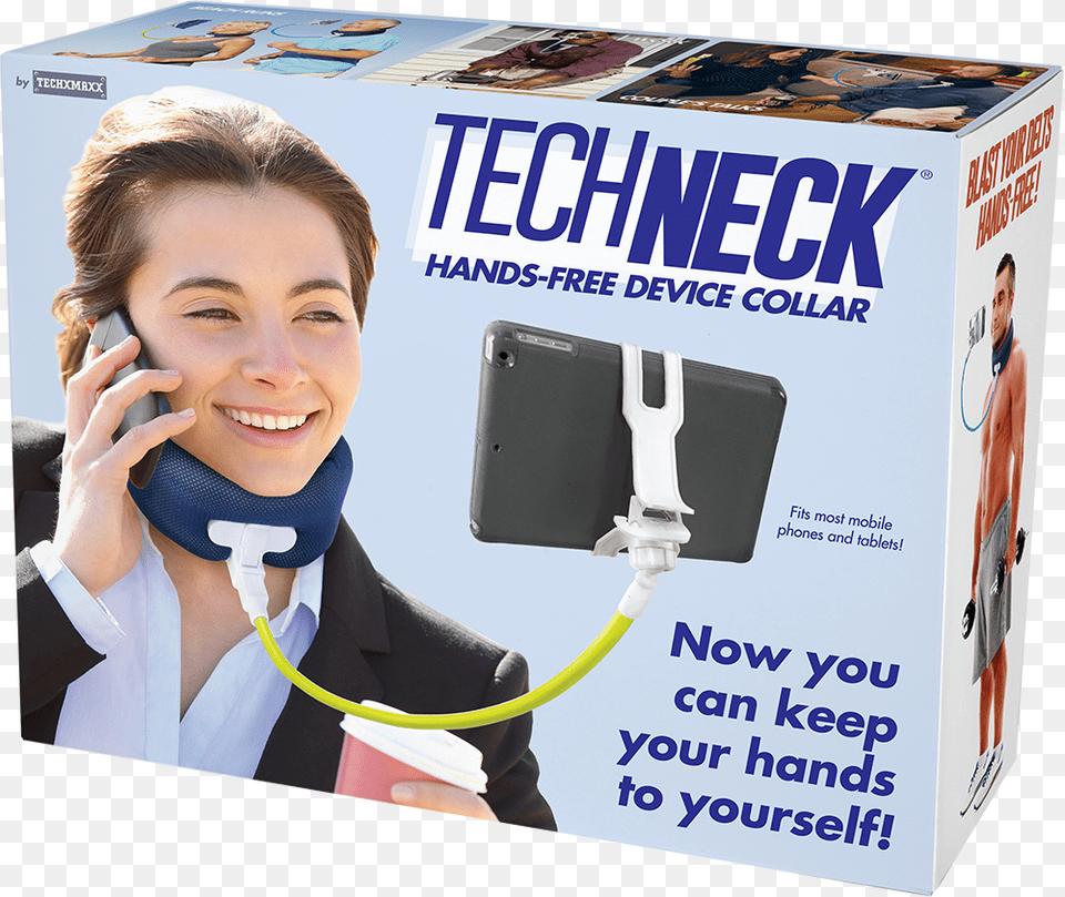 Tech Neck Gift Box, Adult, Female, Person, Woman Free Png Download