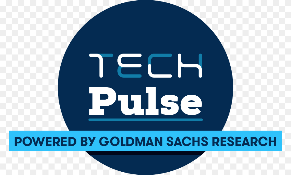 Tech Pulse Powered By Goldman Sachs Circle, Logo, Text, Disk Png Image