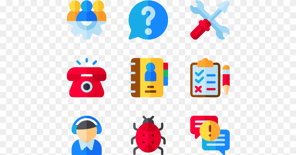 Tech Support Tech Flat Line Icon, Person, Text, Head Free Png Download